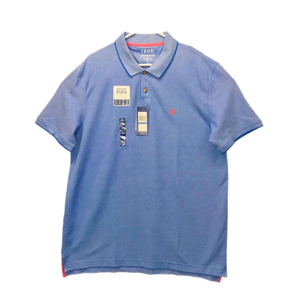 IZOD Advantage Performance Stretch Polo Golf Shirt Mens XL Short Sleeve‎ - New